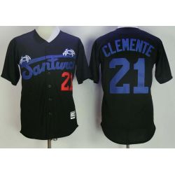 Cheap Roberto Clemente Cangrejeros de Santurce Jersey From China Black #21