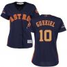 Cheap Yuli Gurriel Astros Women Jersey From China Blue Gold Program for World Series Champions #10