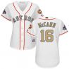 Cheap Brian McCann Astros Women Jersey From China White Gold Program for World Series Champions #16