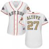 Cheap Jose Altuve Astros Women Jersey From China White Gold Program for World Series Champions #27