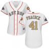 Cheap Brad Peacock Astros Women Jersey From China White Gold Program for World Series Champions #41