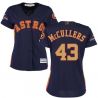 Cheap Lance McCullers Astros Women Jersey From China Blue Gold Program for World Series Champions #43