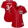 Cheap Bryce Harper Nationals Women Jersey From China Red 2018 Spring Training #34