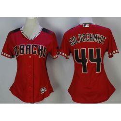 Cheap Paul Goldschmidt Diamondbacks Women Jersey From China Red #44