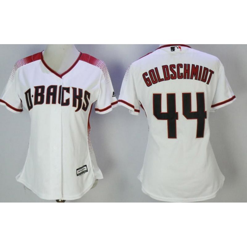 Cheap Paul Goldschmidt Diamondbacks Women Jersey From China White #44