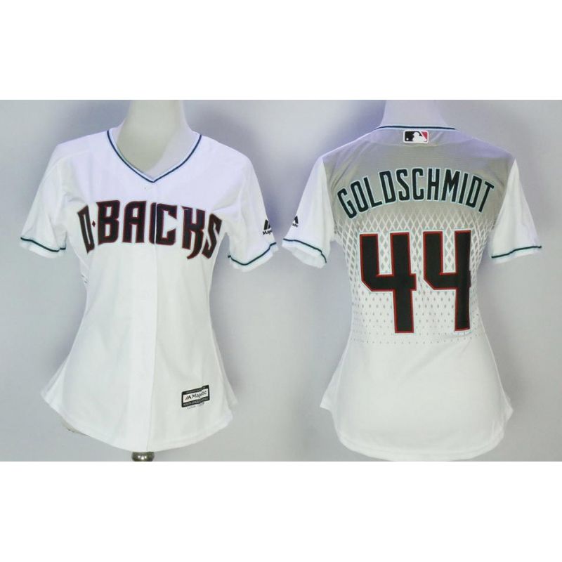 Cheap Paul Goldschmidt Diamondbacks Women Jersey From China White 2017 new #44