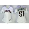 Cheap Randy Johnson Diamondbacks Women Jersey From China White 2017 new #51