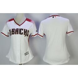 Cheap Women Arizona Diamondbacks Jersey From China Blank White