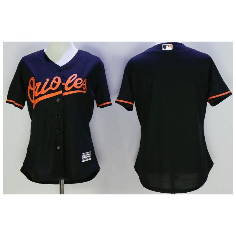 Cheap Women Baltimore Orioles Jersey From China Blank Black