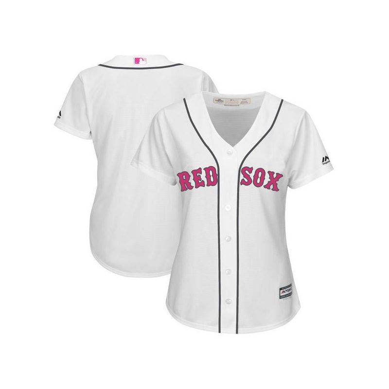 Cheap Women Boston Red Sox Jersey From China Blank White Mothers Day