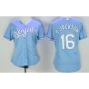 Cheap Bo Jackson Royals Women Jersey From China Light Blue #16