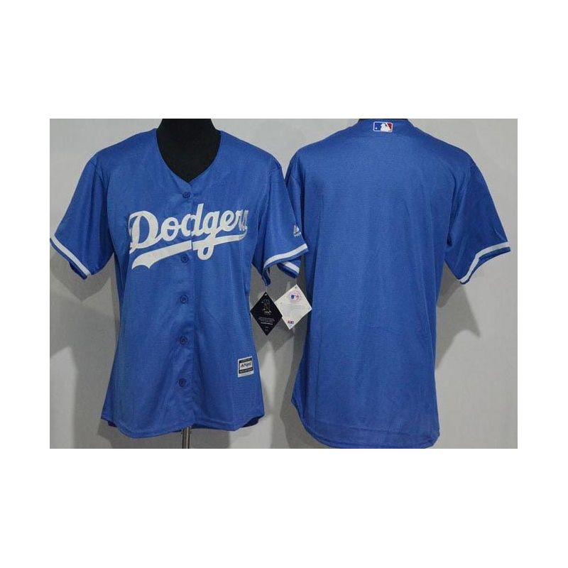 Cheap Women Los Angeles Dodgers Jersey From China Blank Blue