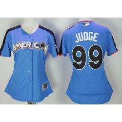 Cheap Aaron Judge Yankees Women Jersey From China Blue All star #99