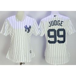 Cheap Aaron Judge Yankees Women Jersey From China White #99