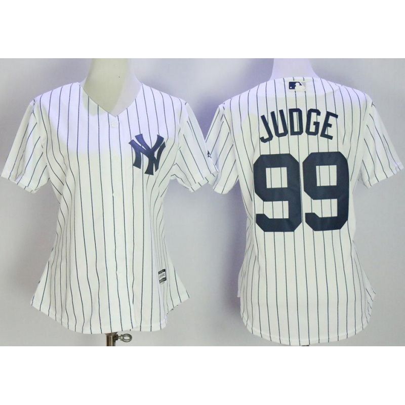 Cheap Aaron Judge Yankees Women Jersey From China White #99