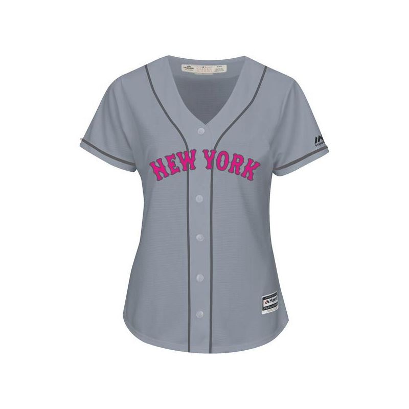 Cheap Women Yankees Jersey From China Blank Gray Mothers Day