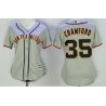 Cheap Brandon Crawford Giants Women Jersey From China Grey #35