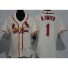 Cheap Ozzie Smith Cardinals Women Jersey From China Cream #1