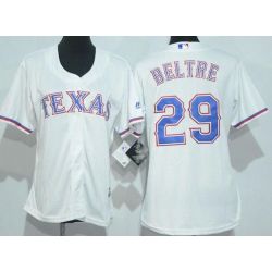 Cheap Adrian Beltre Rangers Women Jersey From China White #29
