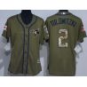 Cheap Troy Tulowitzki Blue Women Jersey From China Jays Olive Salute TO Service #2