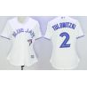 Cheap Troy Tulowitzki Blue Women Jersey From China Jays White #2