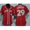 Cheap Joe Carter Blue Women Jersey From China Jays Red #29