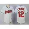 Cheap Francisco Lindor Indians Youth Jersey From China White #12