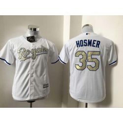 Cheap Eric Hosmer Royals Youth Jersey From China White Champions #35