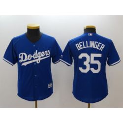 Cheap Cody Bellinger Dodgers Youth Jersey From China Blue #35