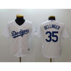 Cheap Cody Bellinger Dodgers Youth Jersey From China White #35