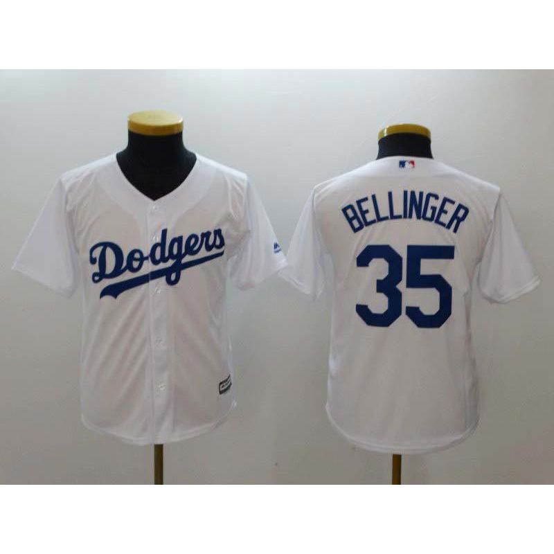 Cheap Cody Bellinger Dodgers Youth Jersey From China White #35