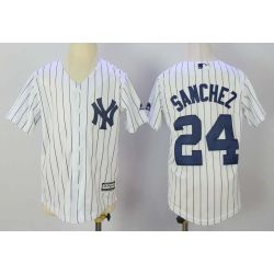 Cheap Gary Sanchez Yankees Youth Jersey From China White #24