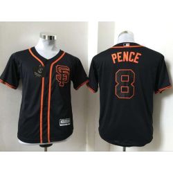 Cheap Hunter Pence Giants Youth Jersey From China Black SF #8