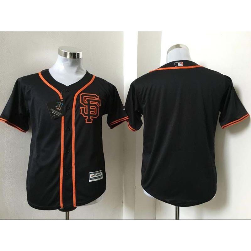 Cheap Youth Giants Jersey From China Blank Black