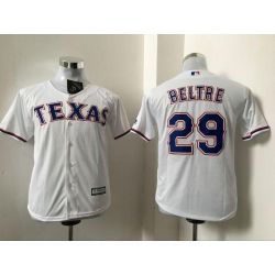 Cheap Adrian Beltre Rangers Youth Jersey From China White #29