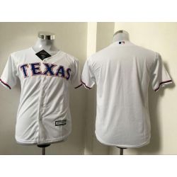 Cheap Youth Texas Rangers Jersey From China Blank White