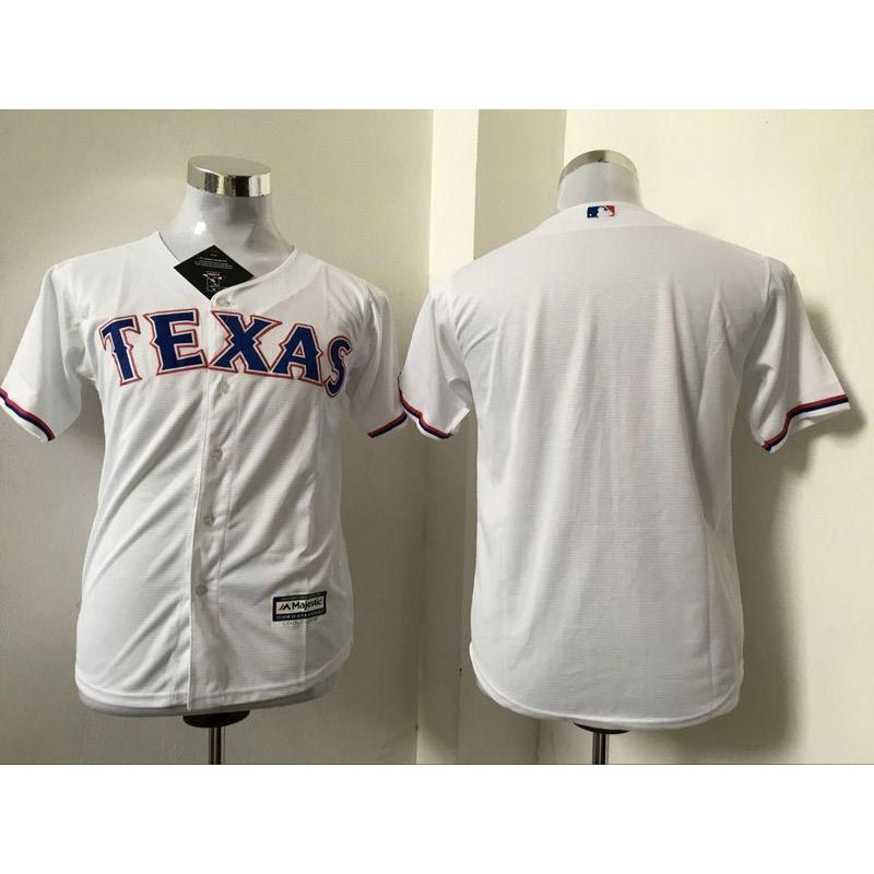 Cheap Youth Texas Rangers Jersey From China Blank White