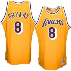 Cheap Kobe Bryant Lakers Jersey #8 Home Yellow From China