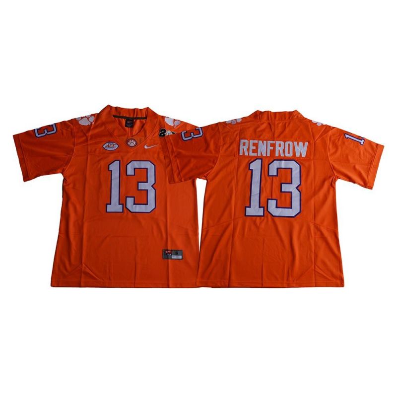 Cheap Hunter Renfrow Clemson College Tigers Football Jersey China #13