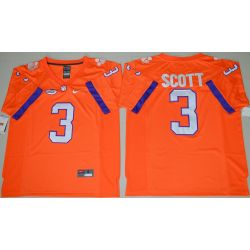 Cheap Artavis Scott Clemson College Tigers Football Jersey China #3