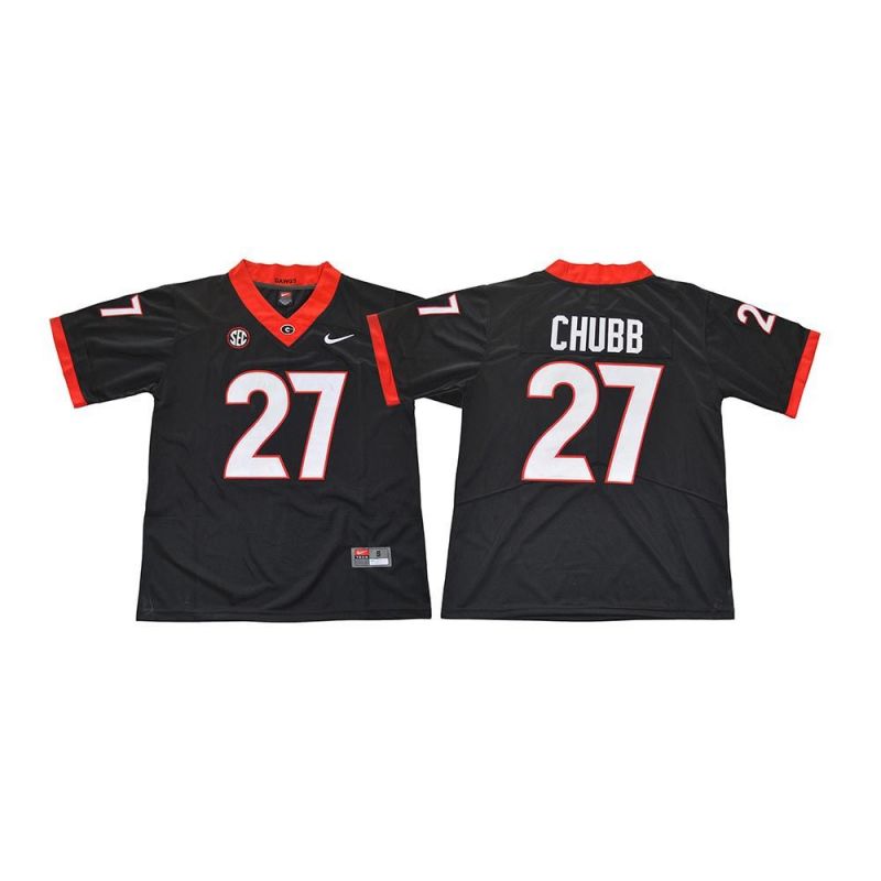 Cheap Nick Chubb Georgia College Bulldogs Football Jersey China #27