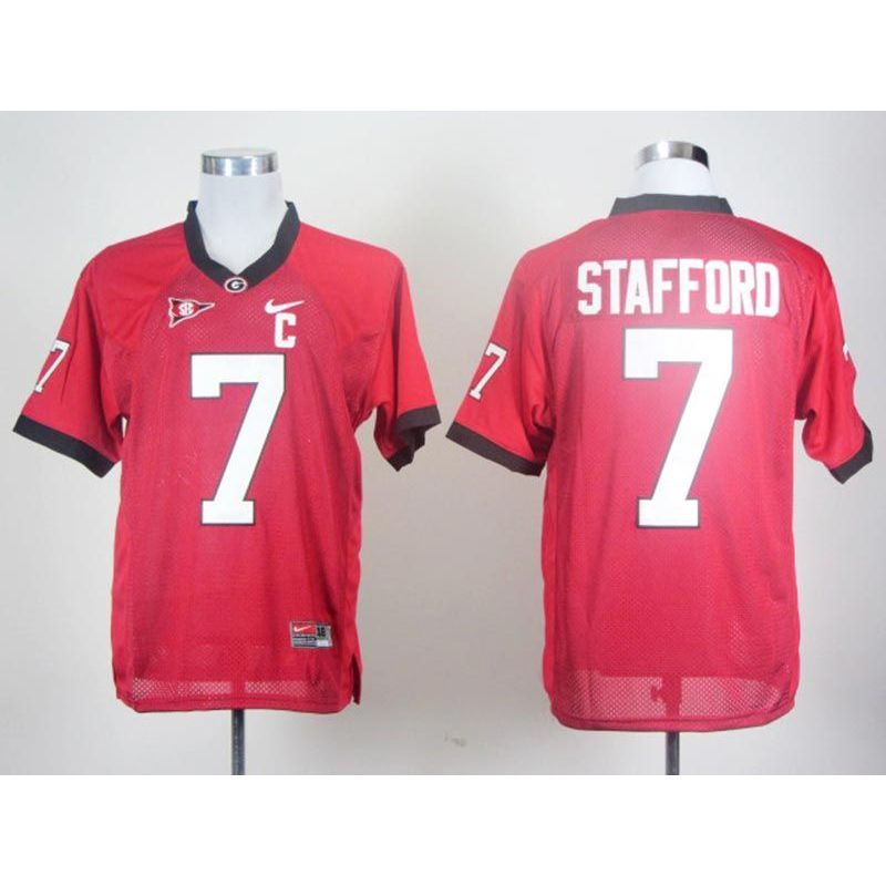 Cheap Matthew Stafford Georgia College Bulldogs Football Jersey China #7