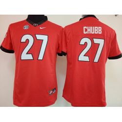 Cheap Women Nick Chubb Georgia College Bulldogs Football Jersey China #27