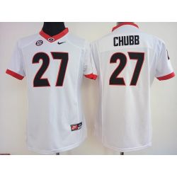 Cheap Women Nick Chubb Georgia College Bulldogs Football Jersey China #27