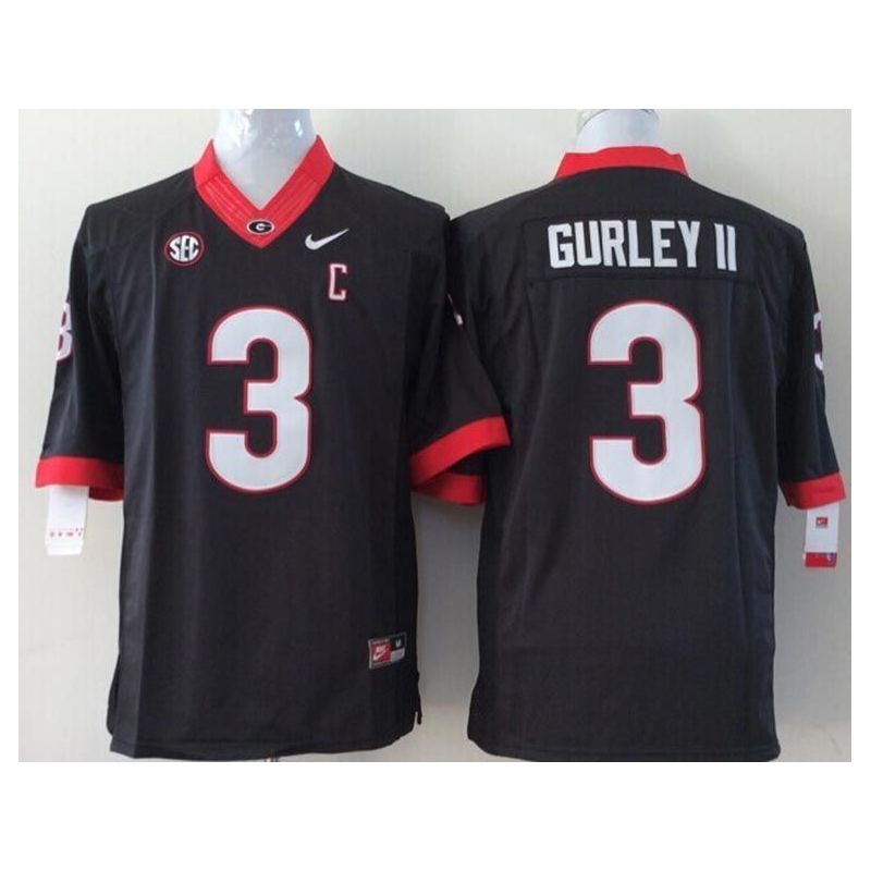 Cheap Youth Todd Gurley II Georgia College Bulldogs Football Jersey China #3