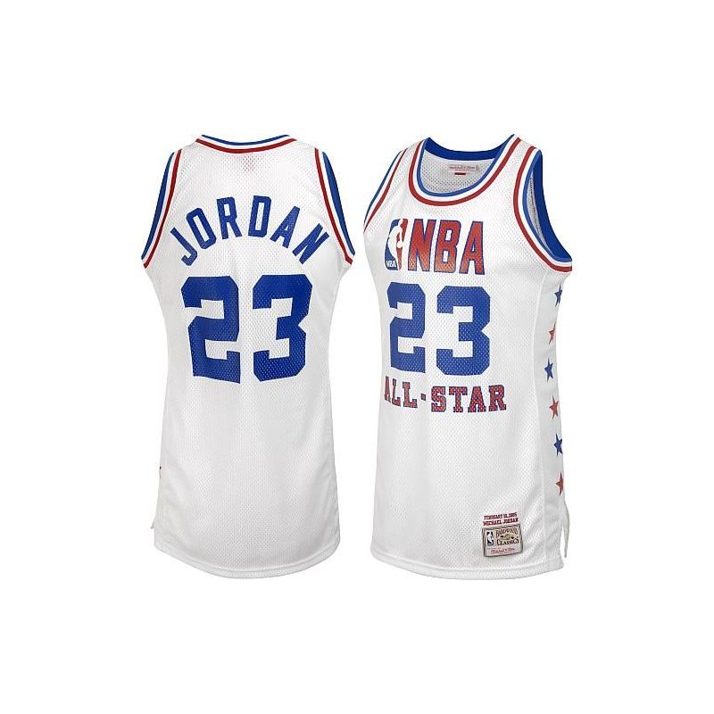 Cheap Michael Jordan Bulls Jersey #23 Throwback White All Star From China