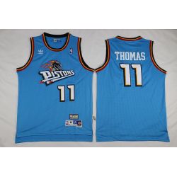 Cheap Isiah Thomas Pistons Jersey #11 Road Blue From China