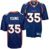Cheap Selvin Young Broncos Jersey #35 Navy From China