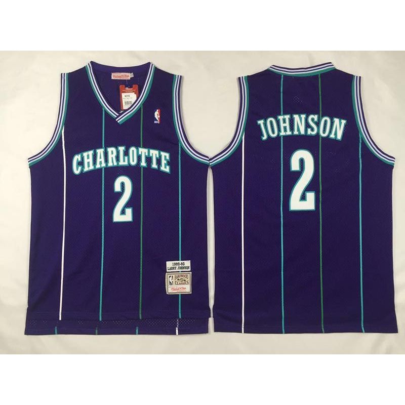 Cheap Larry Johnson Hornets Jersey From China #2