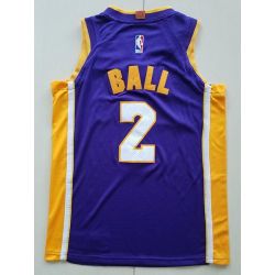 Cheap Lonzo Ball Lakers Jersey From China #2